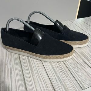 Donald Pliner Perci Black Espadrilles Flat Loafers Shoes
